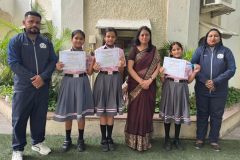 Dishita Saluja of Grade 6, Liyana Malviya of Grade 6 and Diyuti Rai of Grade 7 Shine at the CISCE Zonal Chess Tournament 2026 - 1