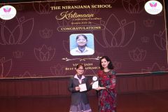 Virti Jain and Pavitra Kasera of  Grade 9 Honoured with the Kirtimaan Award for Academic Excellence - 2